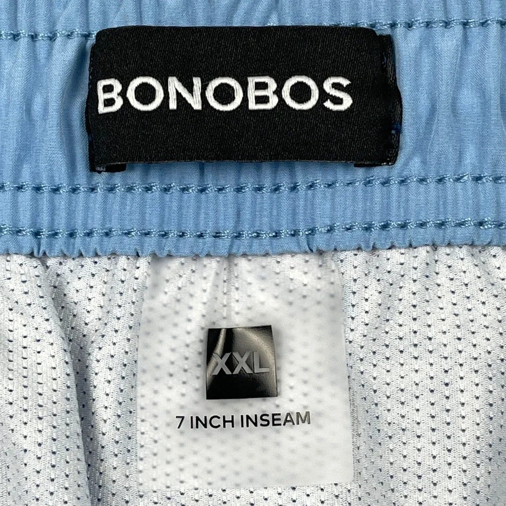 NWT Bonobos Mens XXL Blue Pineapple Stretch Swim Trunks Shorts Resort Beach 7